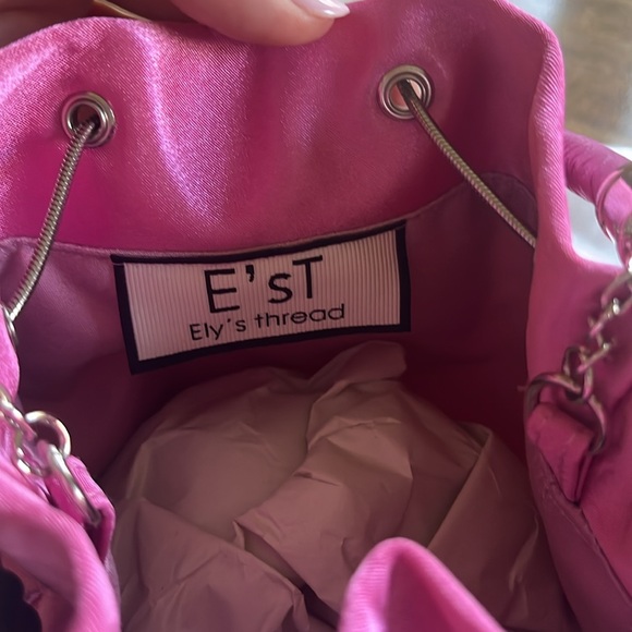 Italian made satin mini bag - Picture 3 of 5